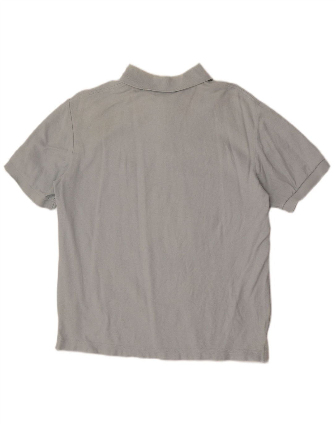 Fila Mens Polo Shirt Large Grey Cotton