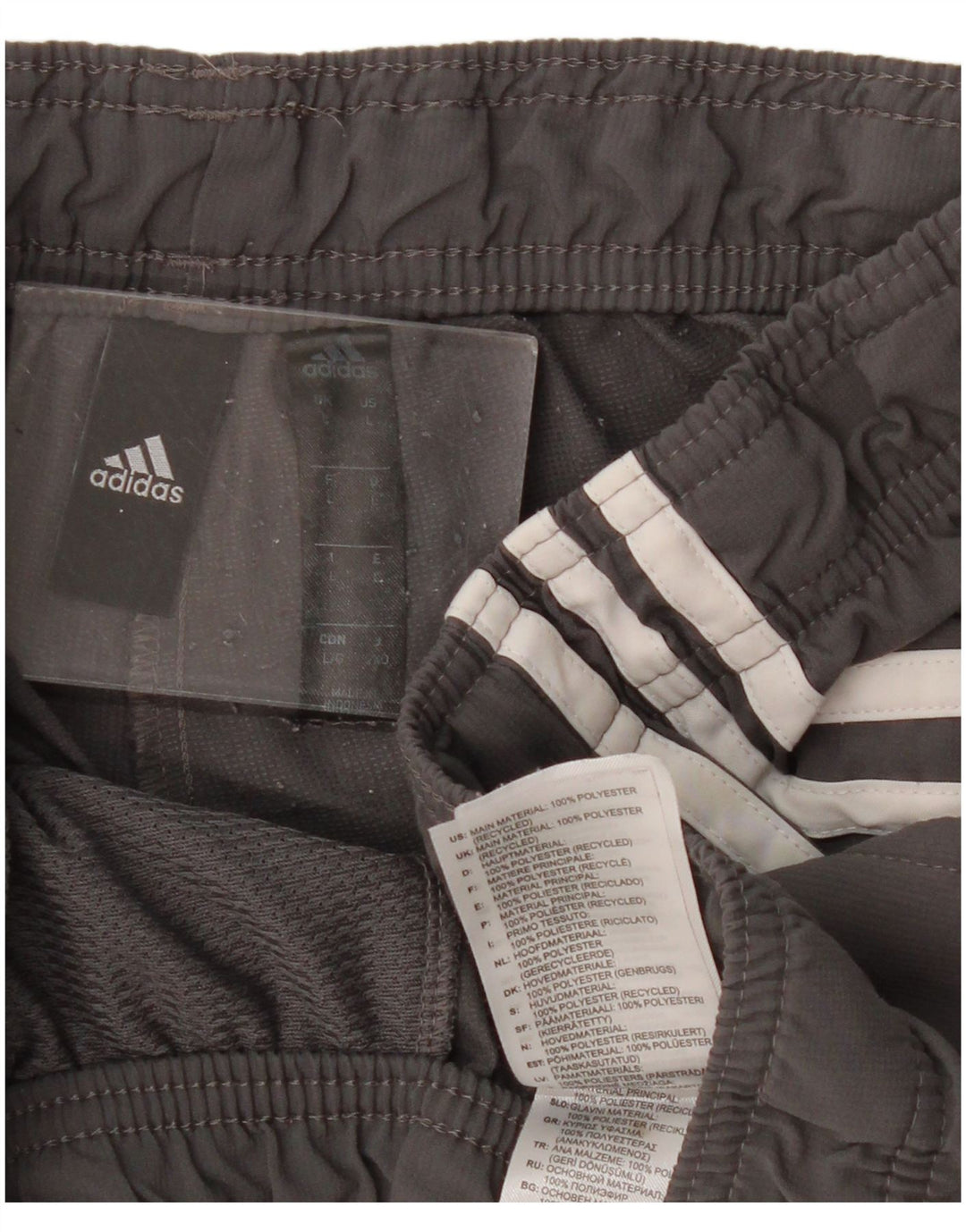 Adidas Mens Sport Shorts Large  Grey Polyester