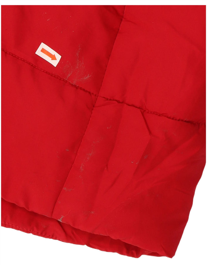 Marks & Spencer Womens Padded Coat UK 14 Large  Red Polyester
