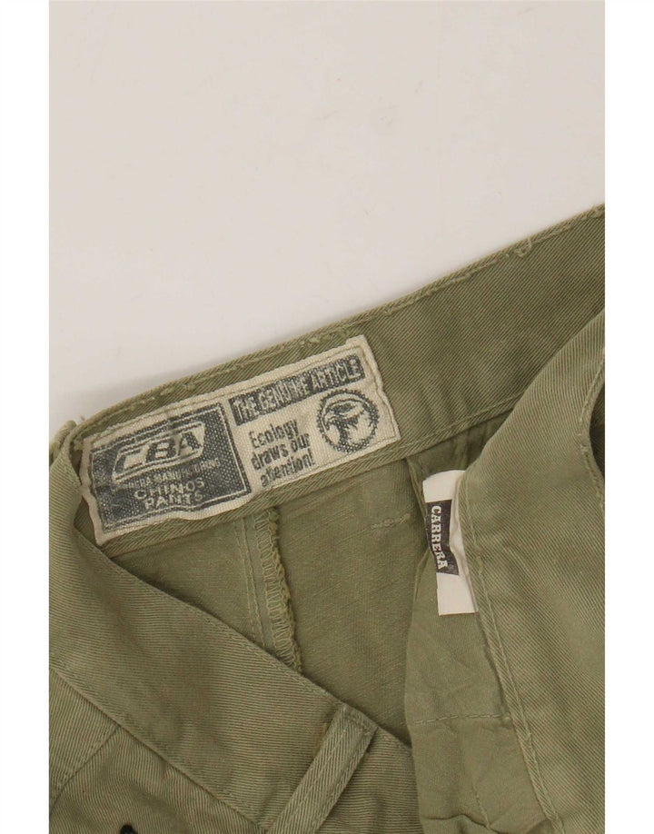 Carrera Mens Straight Cargo Trousers W30 L31 Green