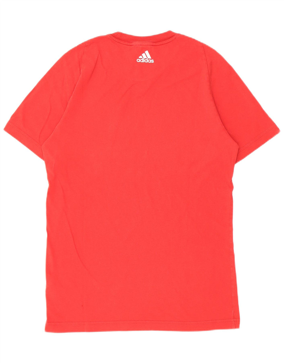 Adidas Mens Graphic T-Shirt Top Small Red Cotton