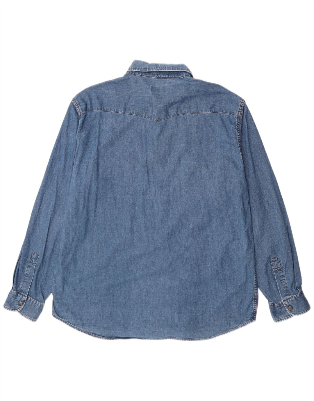 CARRERA Mens Denim Shirt XL Blue Cotton