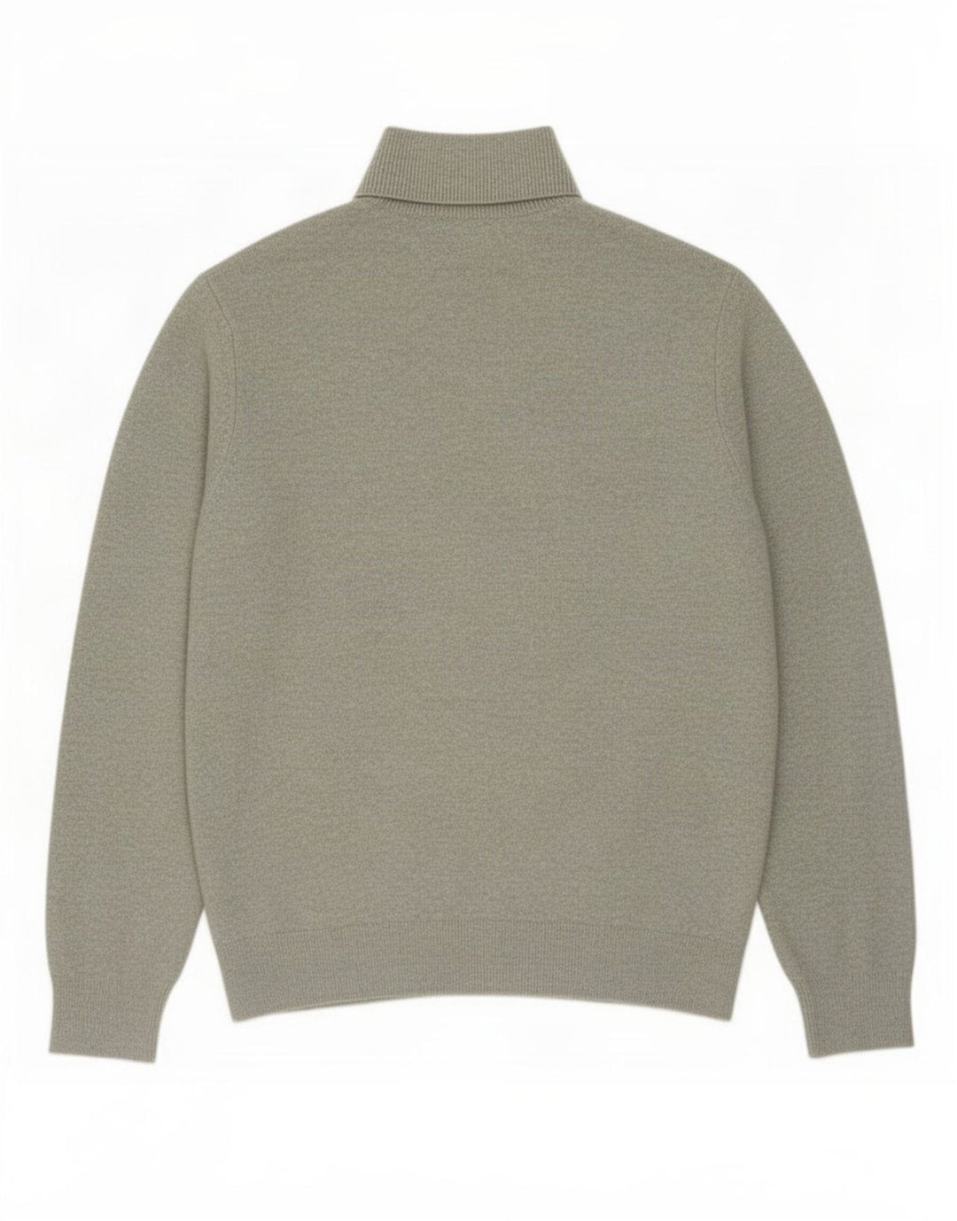 Marks & Spencer Womens Roll Neck Jumper Sweater UK 14 Medium Green