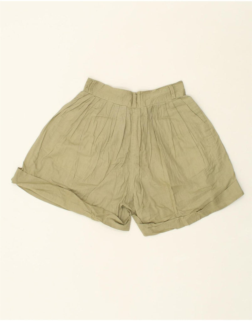 VINTAGE Womens Pegged Casual Shorts W26 Small  Beige | Vintage Vintage | Thrift | Second-Hand Vintage | Used Clothing | Messina Hembry 