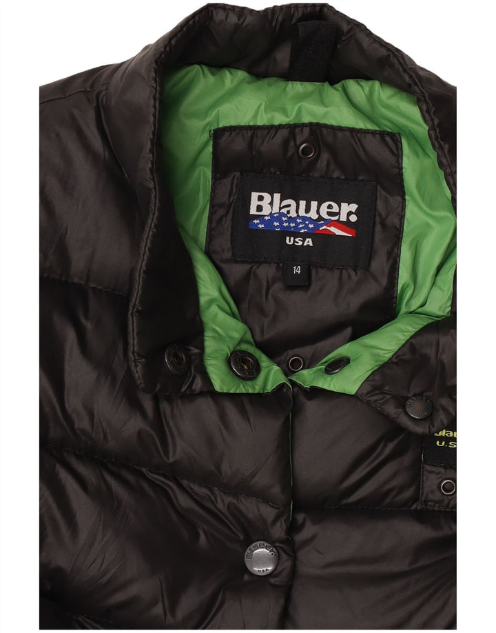 Blauer Girls Crop Padded Jacket 13-14 Years Black