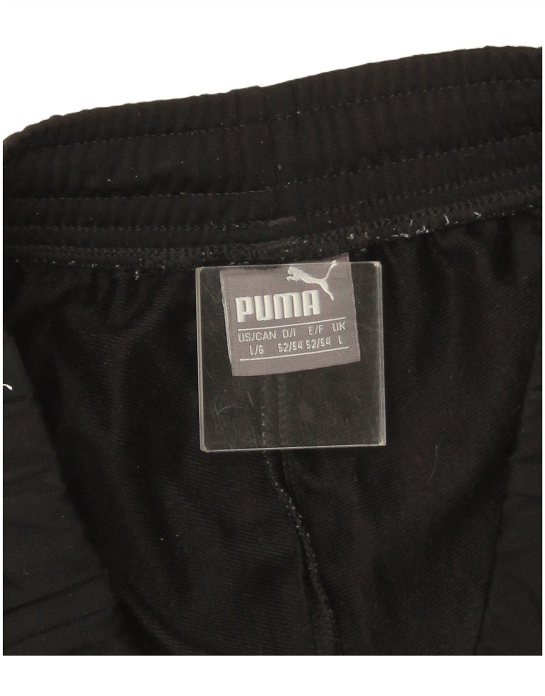 Puma Mens Tracksuit Trousers Large Black Colourblock