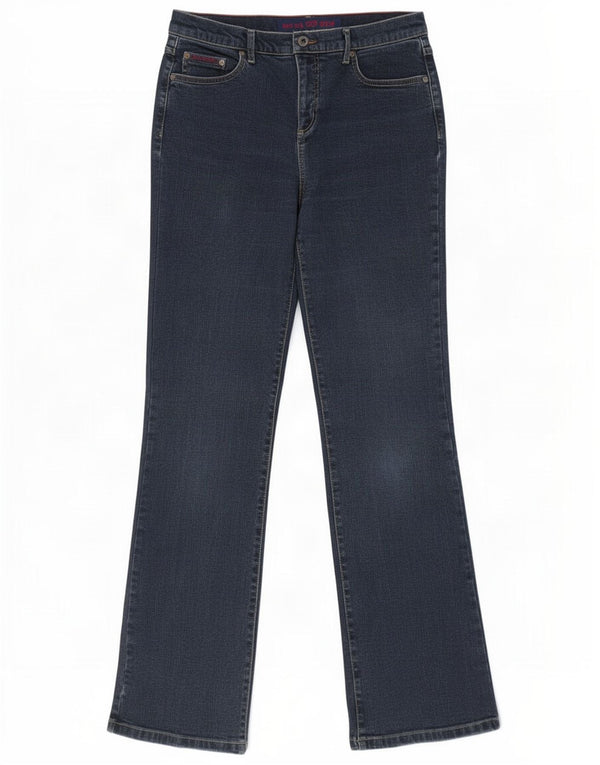 Marks & Spencer Womens Per Una Bootcut Jeans UK 12 Medium W30 L32 Navy Blue