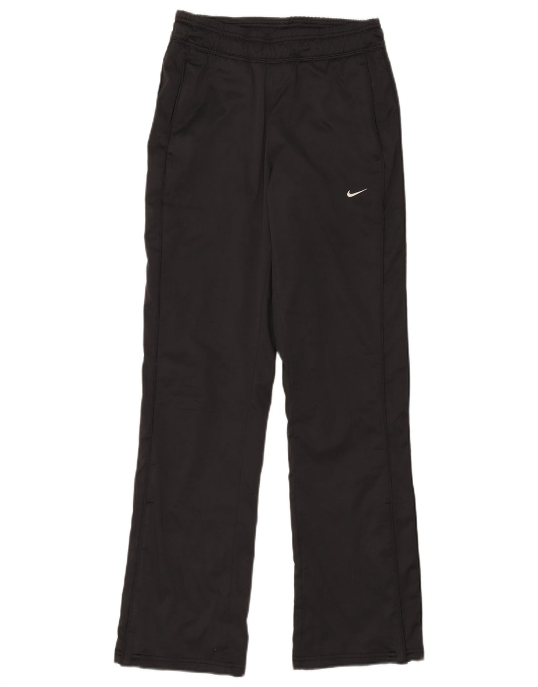 Nike Womens Dri Fit Tracksuit Trousers UK 6 XS Black Polyester