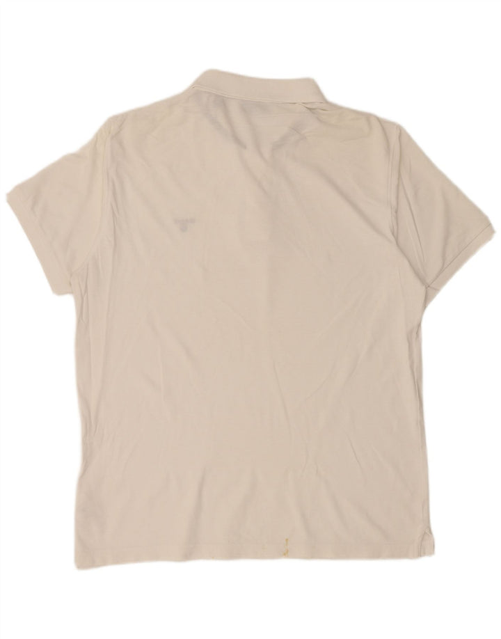 GANT Mens Polo Shirt XL White Cotton