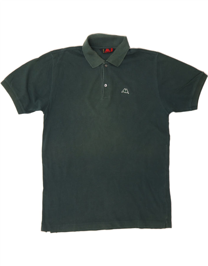 KAPPA Mens Polo Shirt Large Green Cotton Vintage Kappa and Second-Hand Kappa from Messina Hembry 