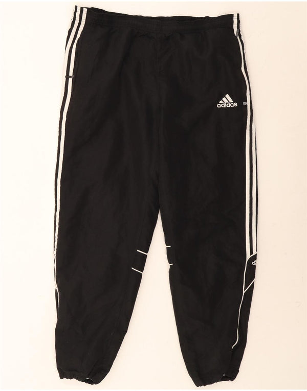 Adidas Mens Tracksuit Trousers Joggers Large Black Polyester