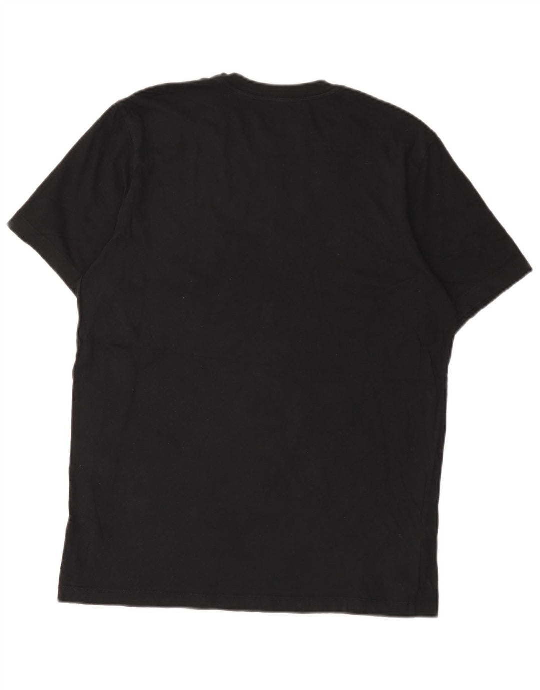 Nike Mens T-Shirt Top Medium Black Cotton