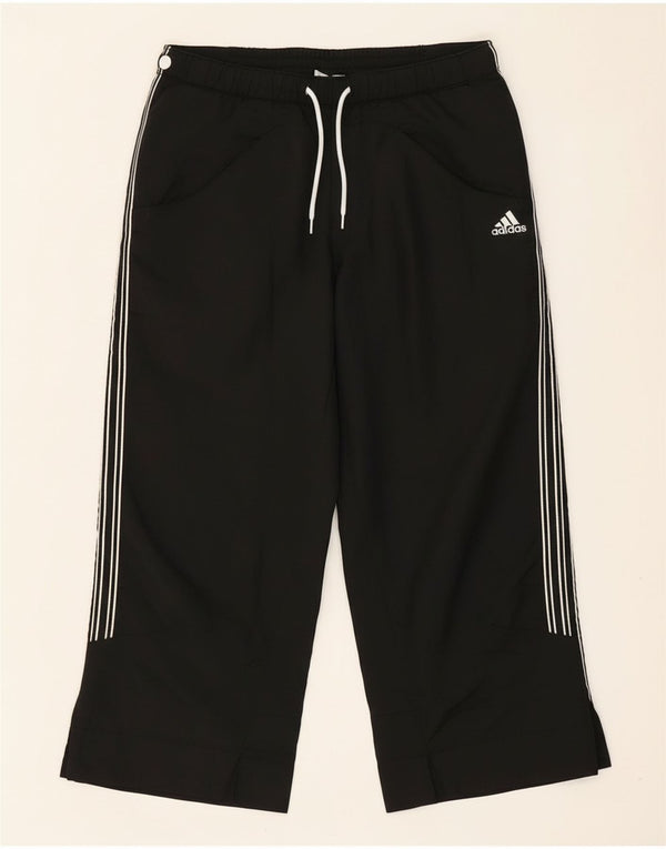 Adidas Womens Clima Proof Capri Tracksuit Trousers UK 10 Small Black