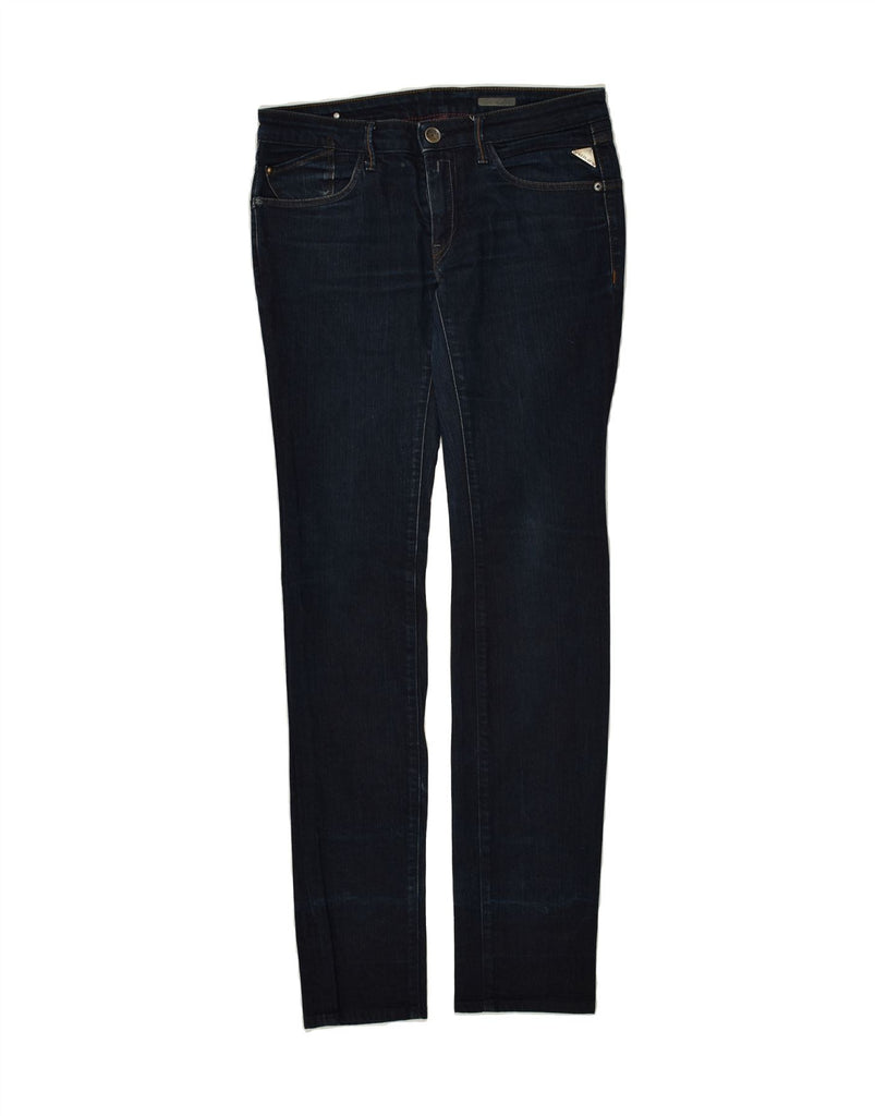 REPLAY Womens Skinny Jeans W30  L34 Navy Blue Cotton Vintage Replay and Second-Hand Replay from Messina Hembry 