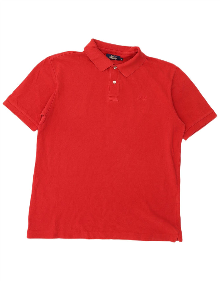 Best Company Mens Polo Shirt XL Red