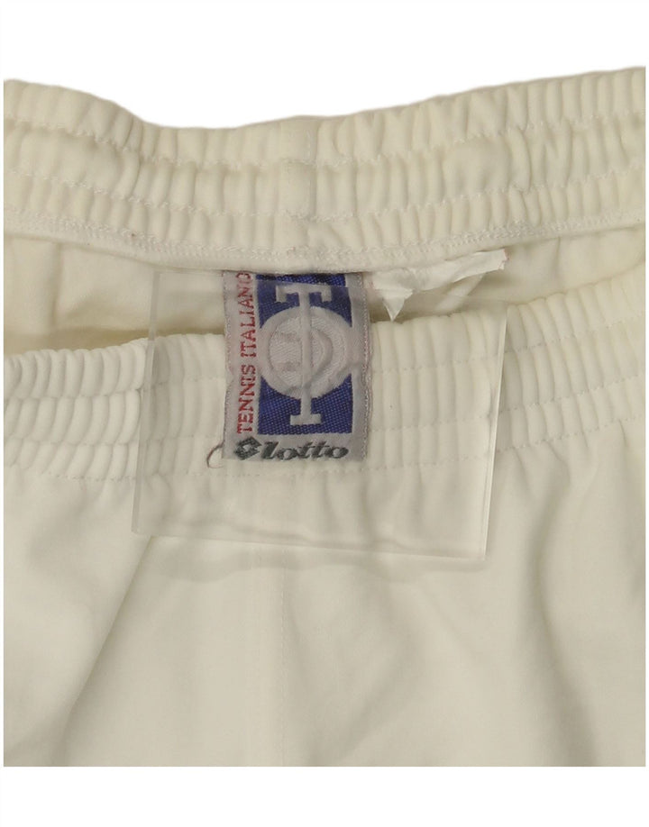 LOTTO Mens Sport Shorts Medium Off White