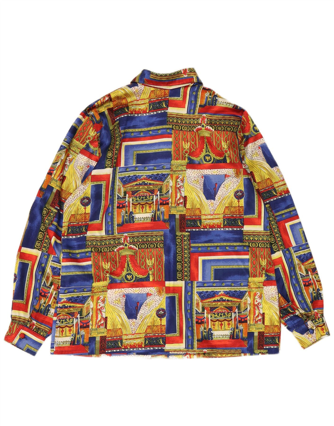 VINTAGE Womens Abstract Pattern Shirt UK 18 XL Multicoloured