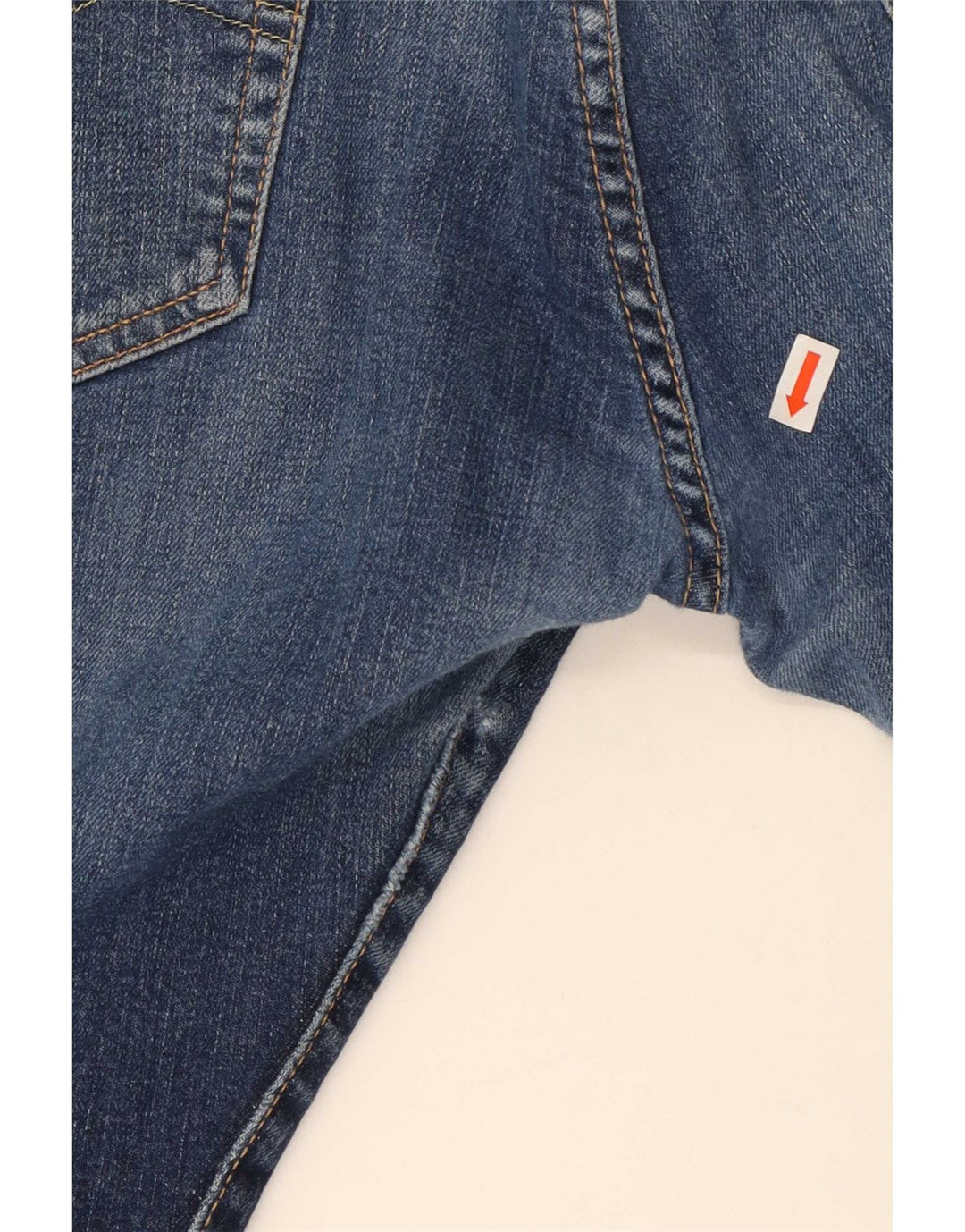Levi's Mens Straight Jeans W31 L30 Navy Blue Cotton