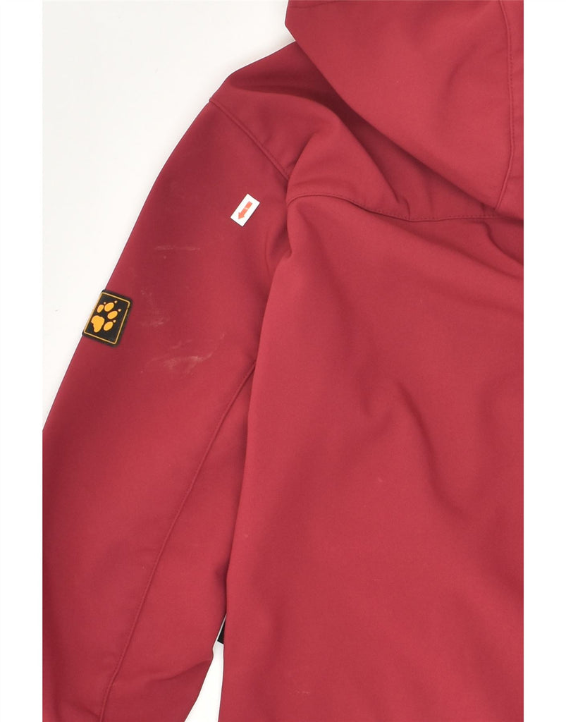 JACK WOLFSKIN Womens Hooded Windbreaker Jacket UK 10 Small Pink Polyester | Vintage Jack Wolfskin | Thrift | Second-Hand Jack Wolfskin | Used Clothing | Messina Hembry 