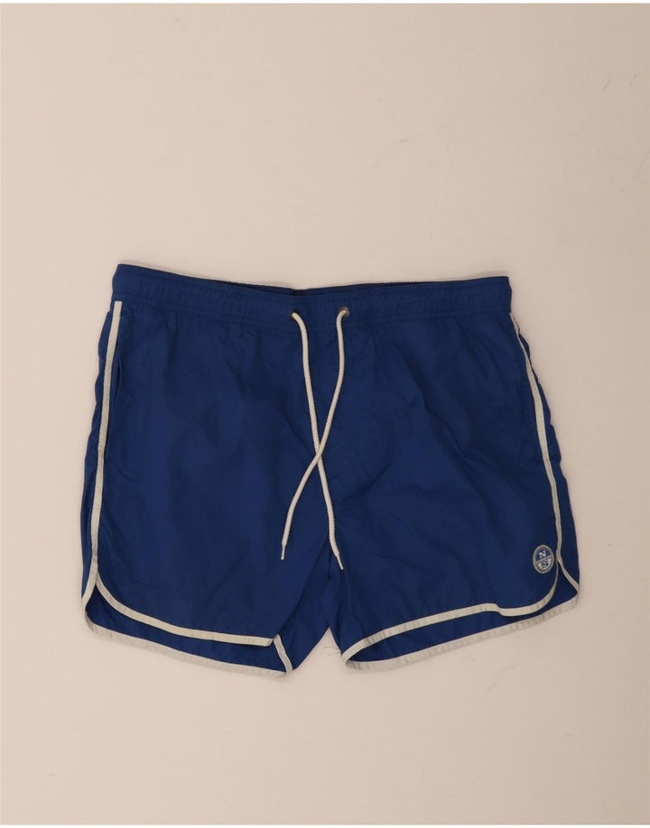 North Sails Mens Swimming Shorts Large  Blue Polyester