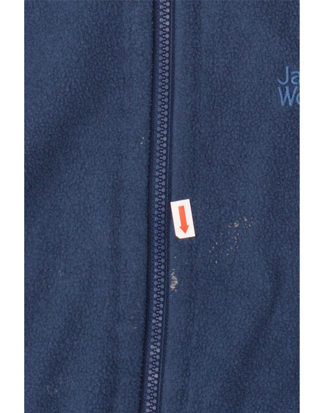 Jack Wolfskin Mens Liner Fleece Jacket UK 42 Large Navy Blue Polyester