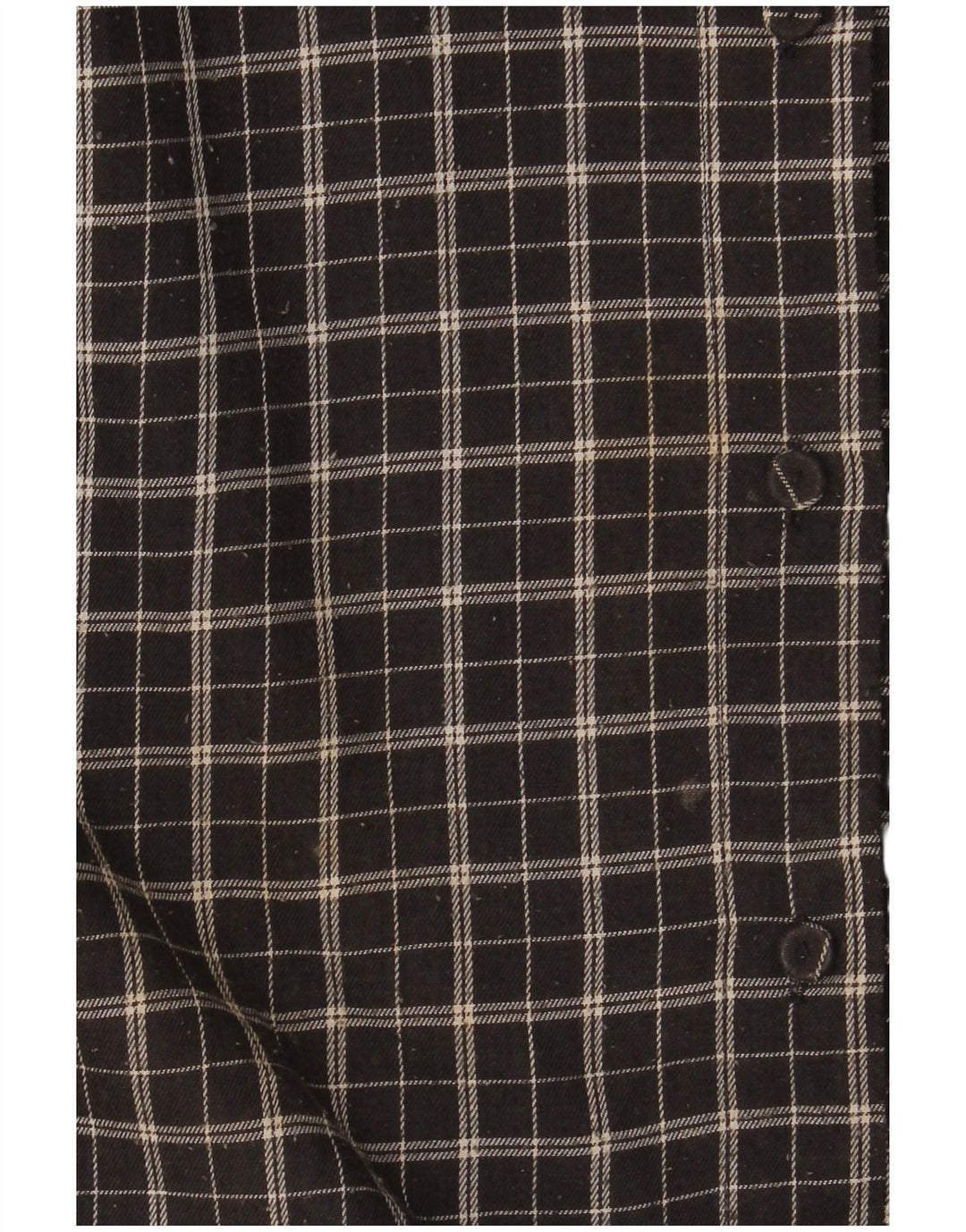 Amaranto Womens Flannel Shirt UK 16 Large Black Check Polyester