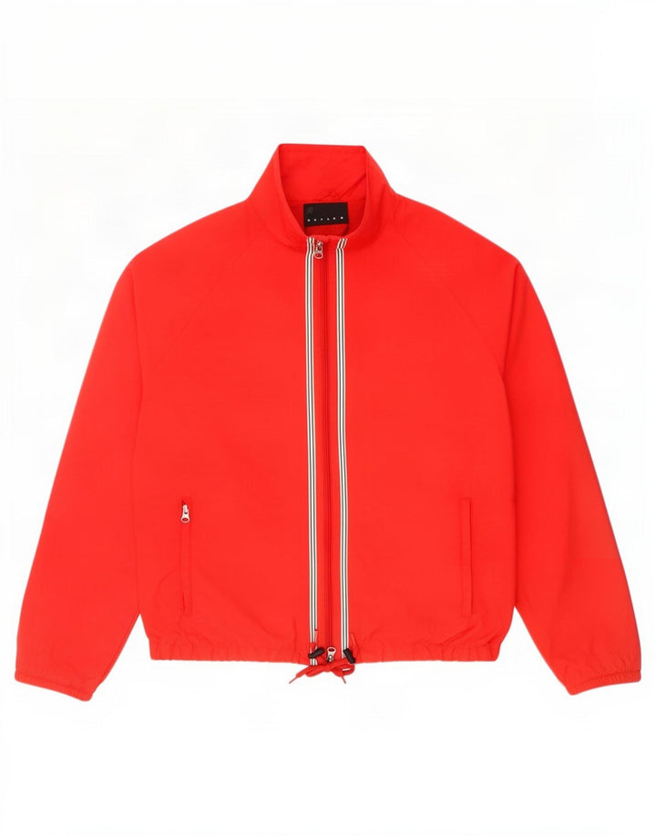 Sisley Mens Rain Jacket UK 38 Medium Red Polyamide