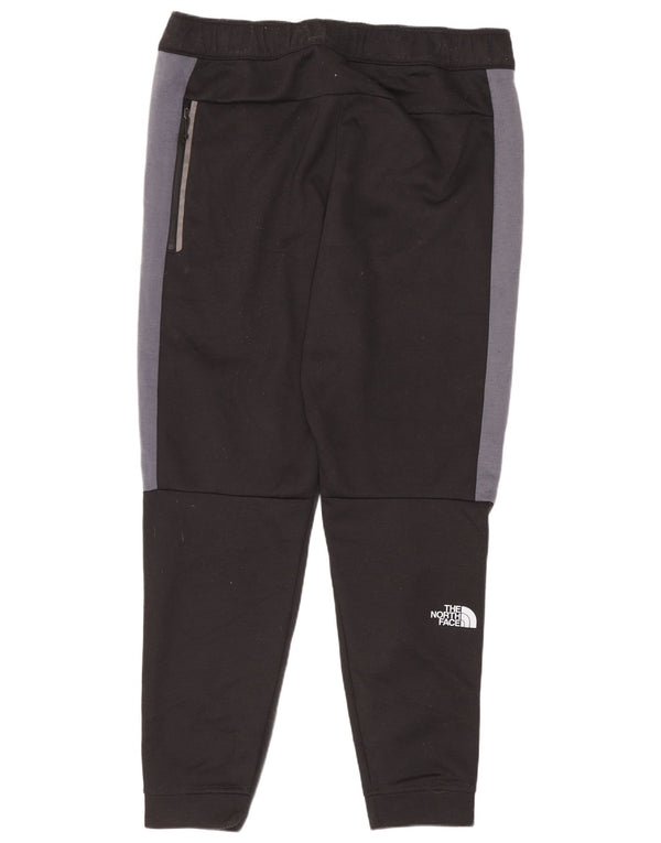 The North Face Mens Tracksuit Trousers Joggers Medium Black Colourblock