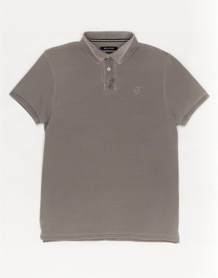 Marc O'Polo Mens Polo Shirt XL Grey Cotton