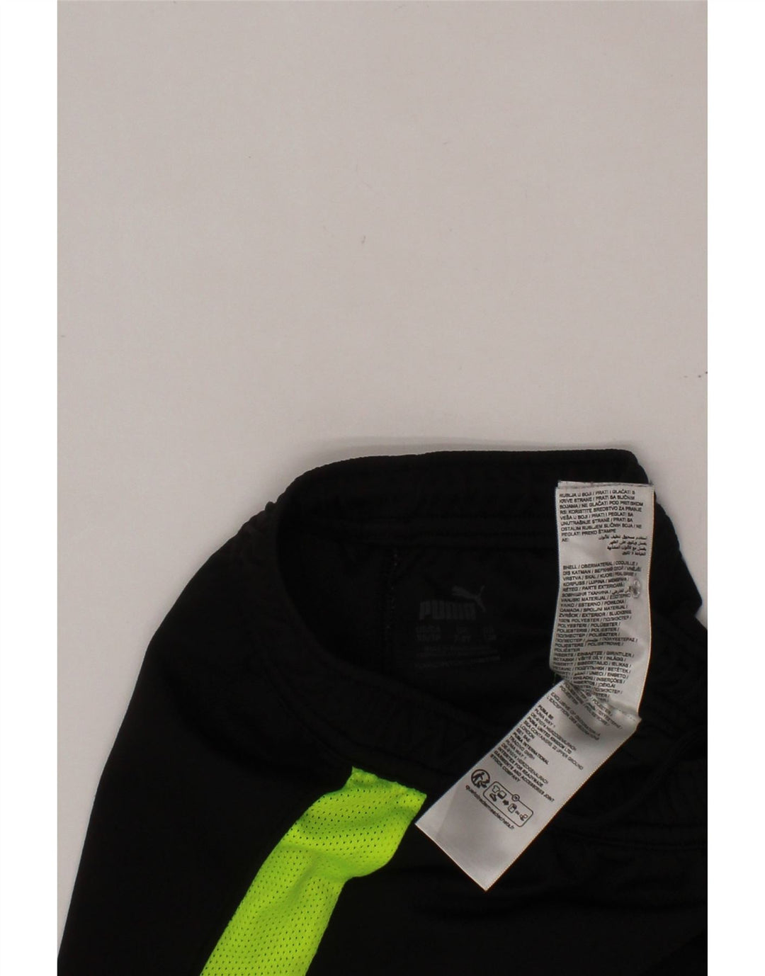 PUMA Boys Sport Shorts 7-8 Years  Black Colourblock Polyester