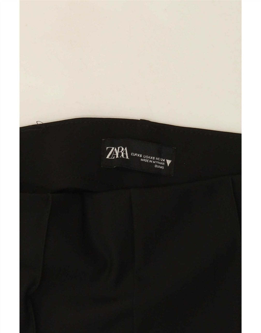 Zara Womens Bootcut Casual Trousers XS W24 L35 Black