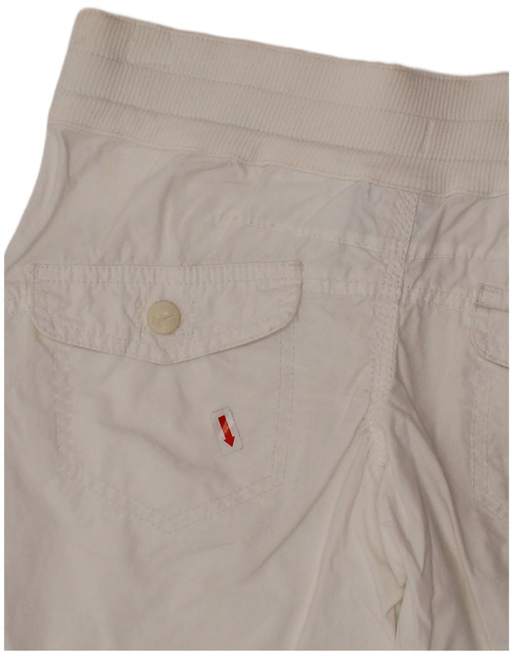 NIKE Boys Chino Shorts 8-9 Year Small W26 White Cotton