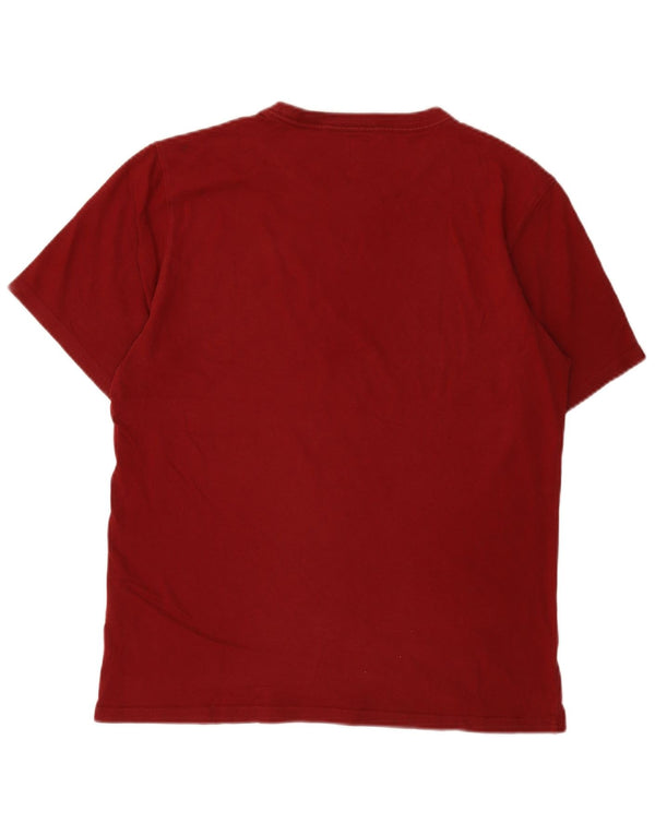 CONVERSE Mens T-Shirt Top Small Red Cotton
