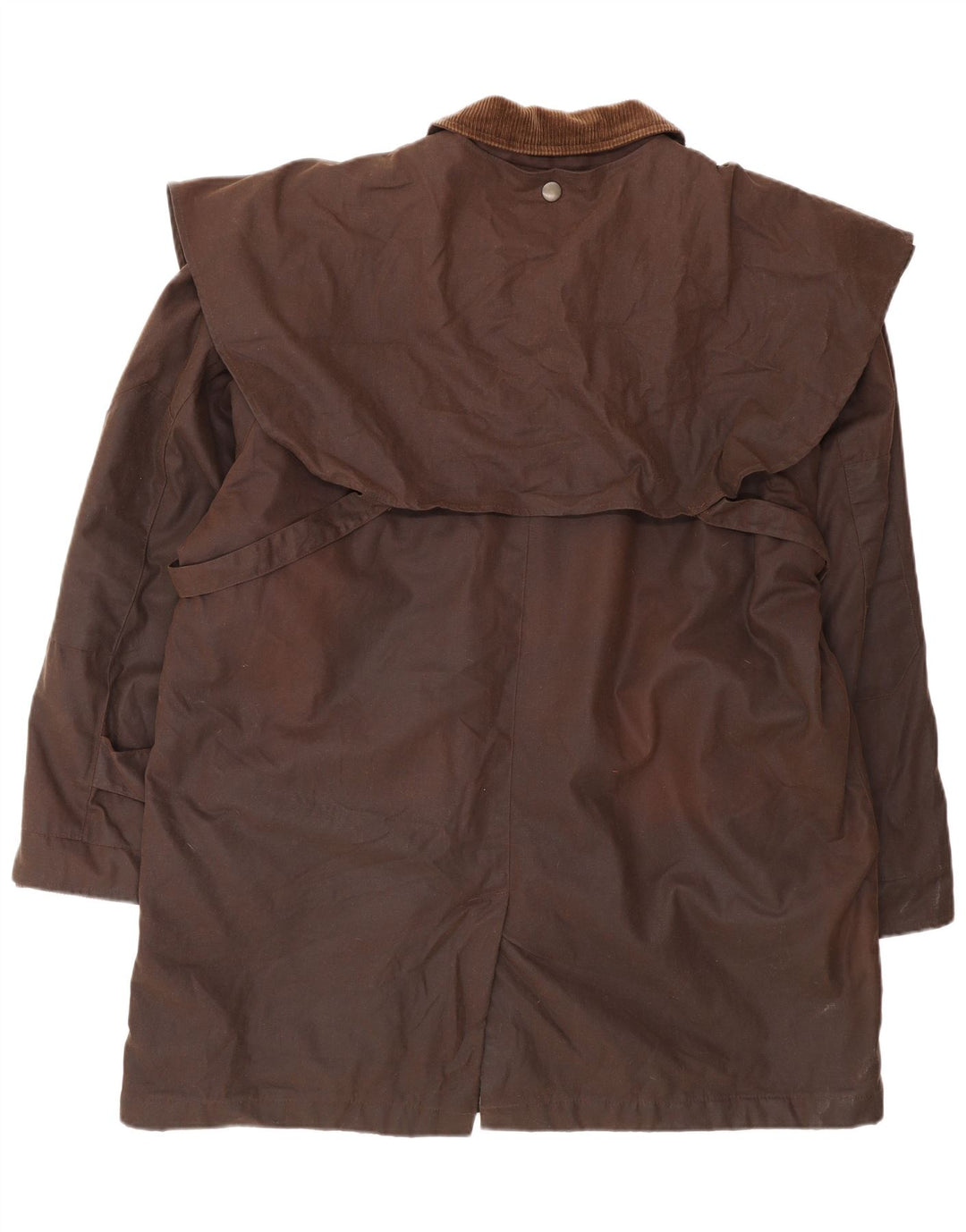 Derby Mens Waxed Cotton Jacket UK 40 Large Brown