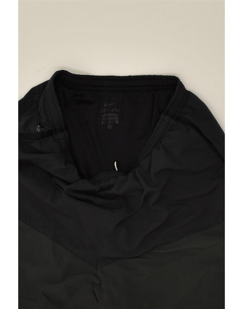 NIKE Mens Dri Fit Sport Shorts Small Black Colourblock | Vintage Nike | Thrift | Second-Hand Nike | Used Clothing | Messina Hembry 