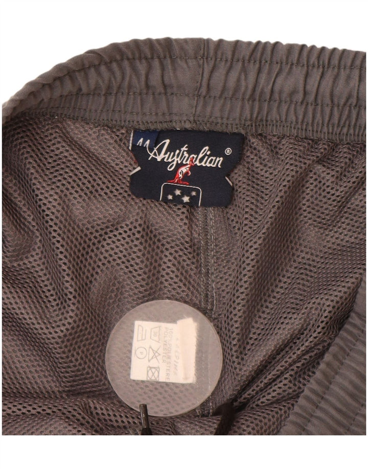 AUSTRALIAN L'ALPINA Mens Tracksuit Trousers IT 44 XS Grey Polyester