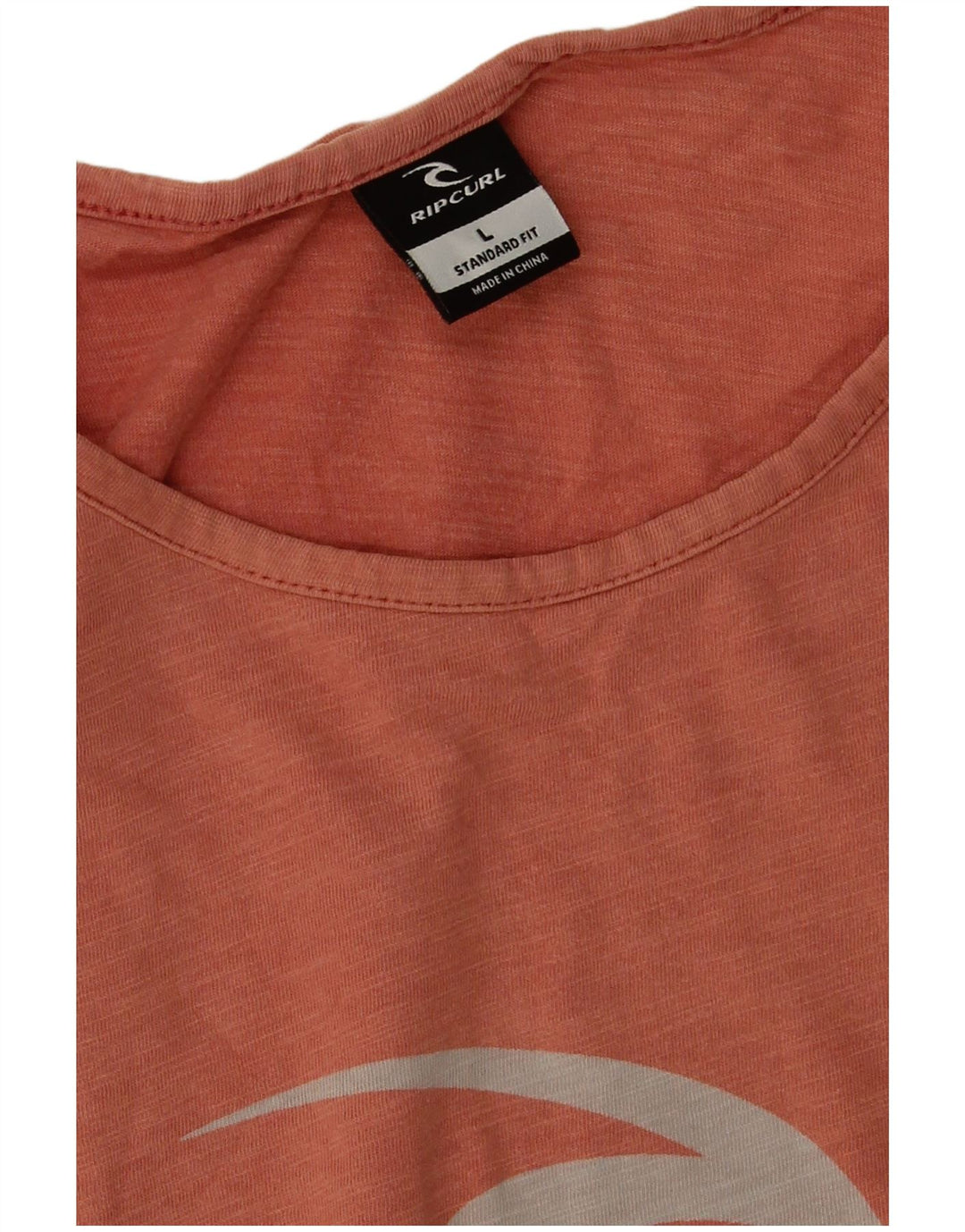 Rip Curl Mens Standard Fit Graphic T-Shirt Top Large Orange