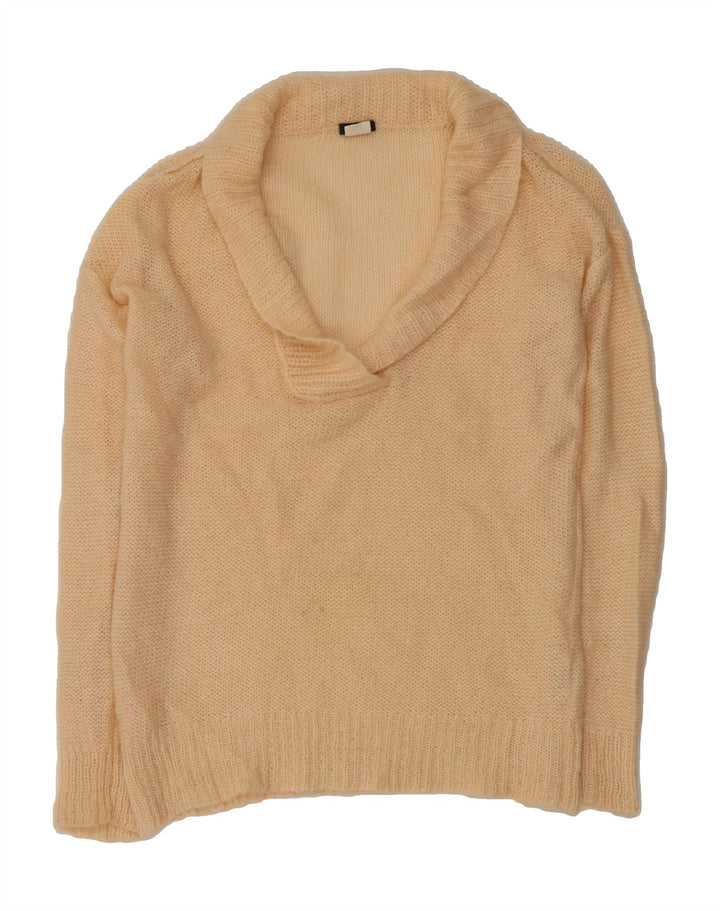 J. CREW Womens Shawl Neck Jumper Sweater UK 14 Medium Off White Acrylic Vintage J. Crew and Second-Hand J. Crew from Messina Hembry 