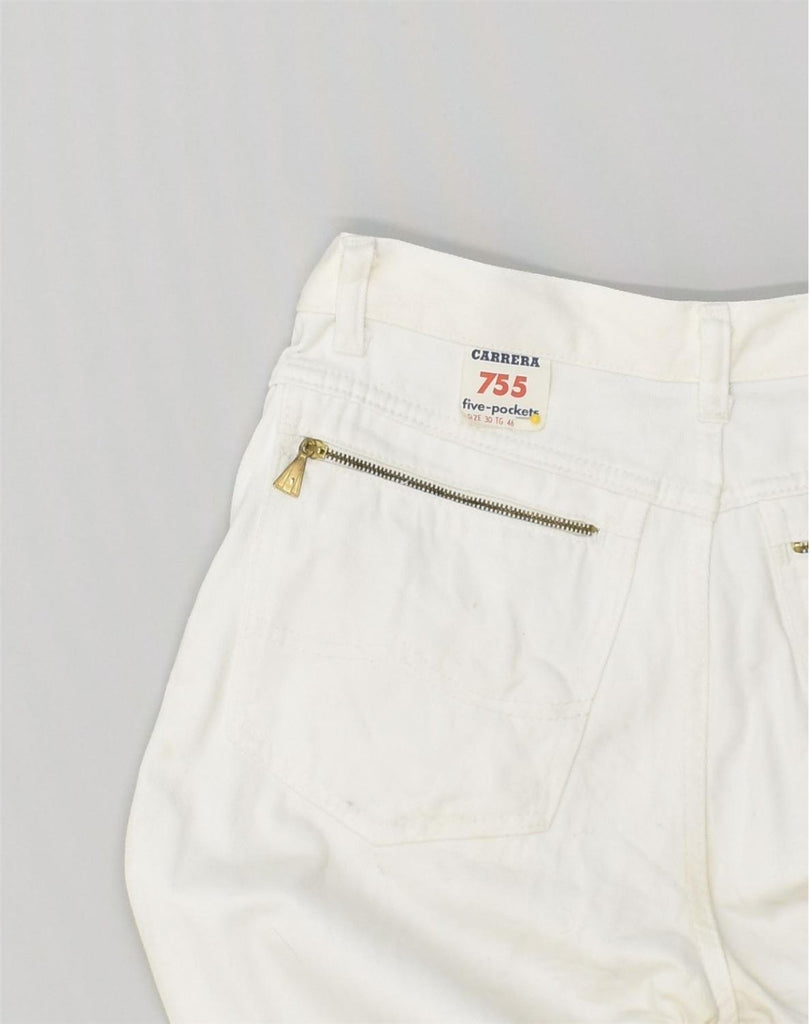 CARRERA Womens 755 Slim Jeans W30 L33  Off White Cotton | Vintage Carrera | Thrift | Second-Hand Carrera | Used Clothing | Messina Hembry 