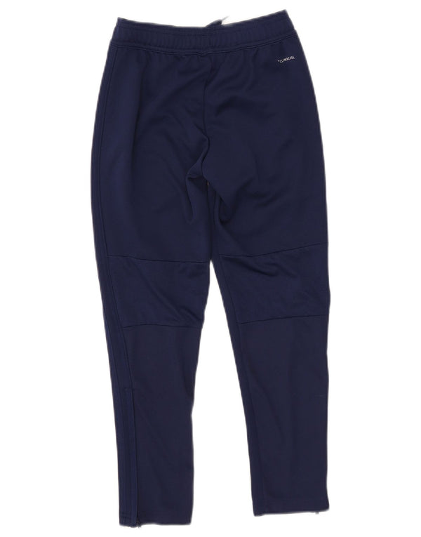 ADIDAS Boys Climacool Tracksuit Trousers 7-8 Years  Navy Blue Polyester