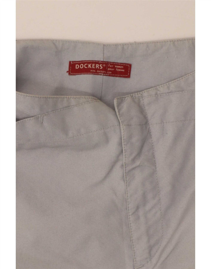Dockers Womens Straight Casual Trousers W32 L29 Grey