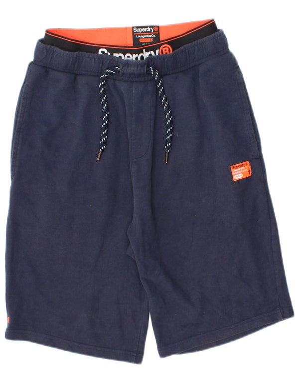 Superdry Mens Regular Fit Sport Shorts Small  Navy Blue
