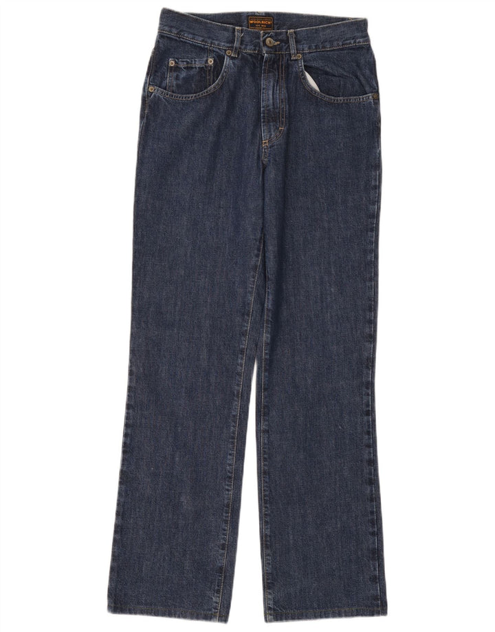 Woolrich Womens Straight Jeans W30 L32 Blue Cotton