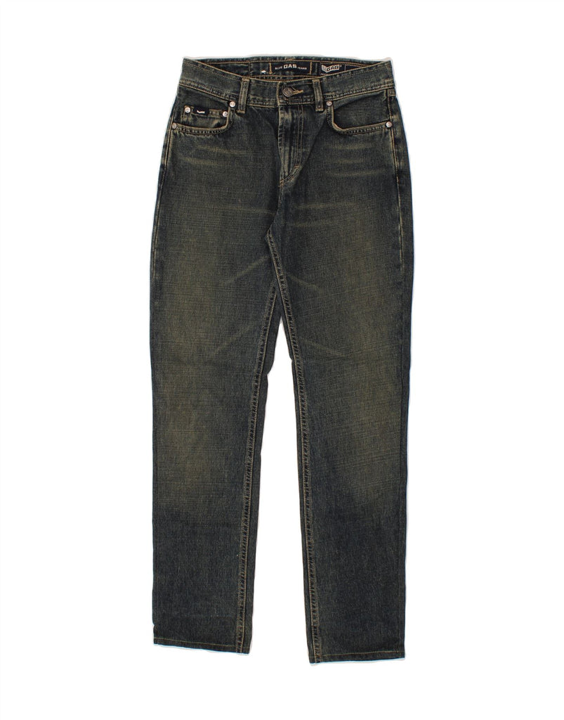 GAS Womens Straight Jeans  W26 L29 Blue Cotton Vintage Gas and Second-Hand Gas from Messina Hembry 