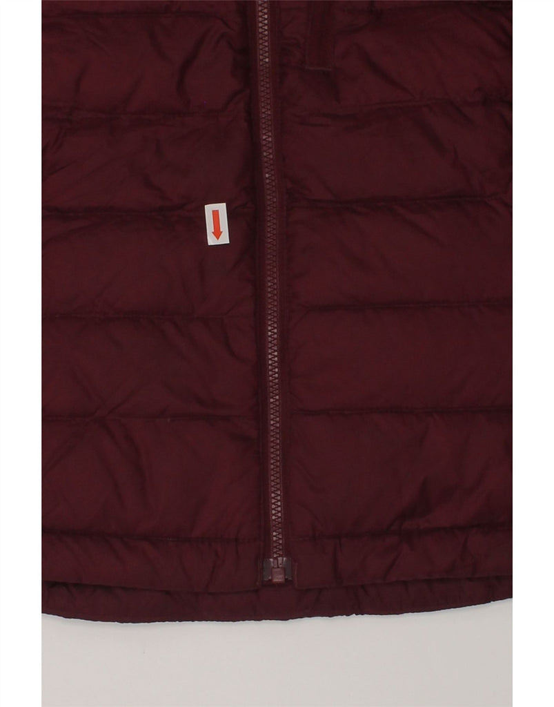 L.L.BEAN Boys Hooded Padded Jacket 7-8 Years Small Burgundy Nylon | Vintage L.L.Bean | Thrift | Second-Hand L.L.Bean | Used Clothing | Messina Hembry 