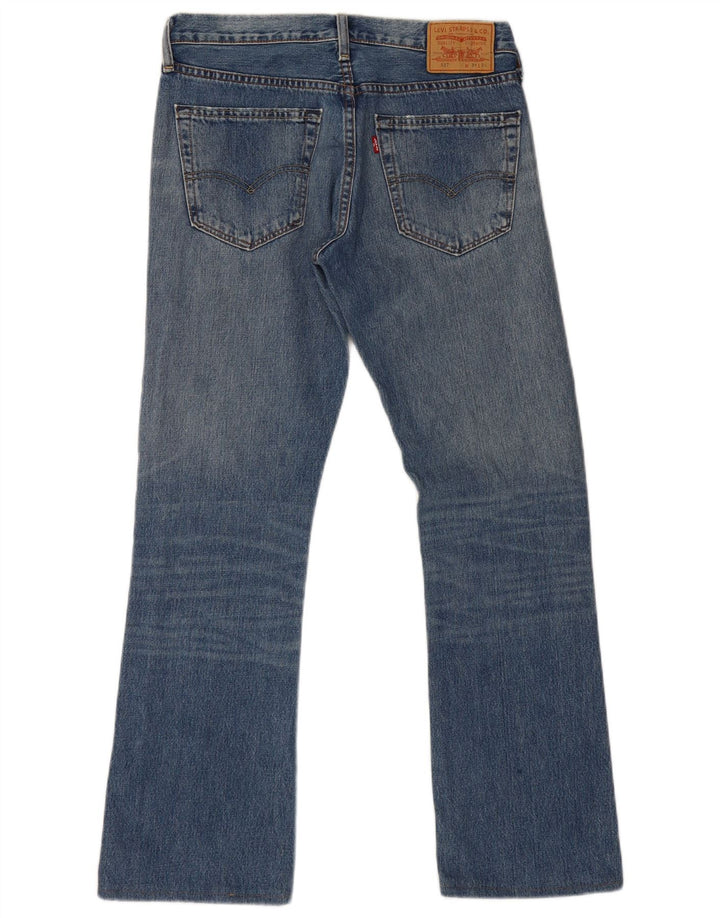 Levi's Mens 527 Bootcut Jeans W31 L31 Blue Cotton