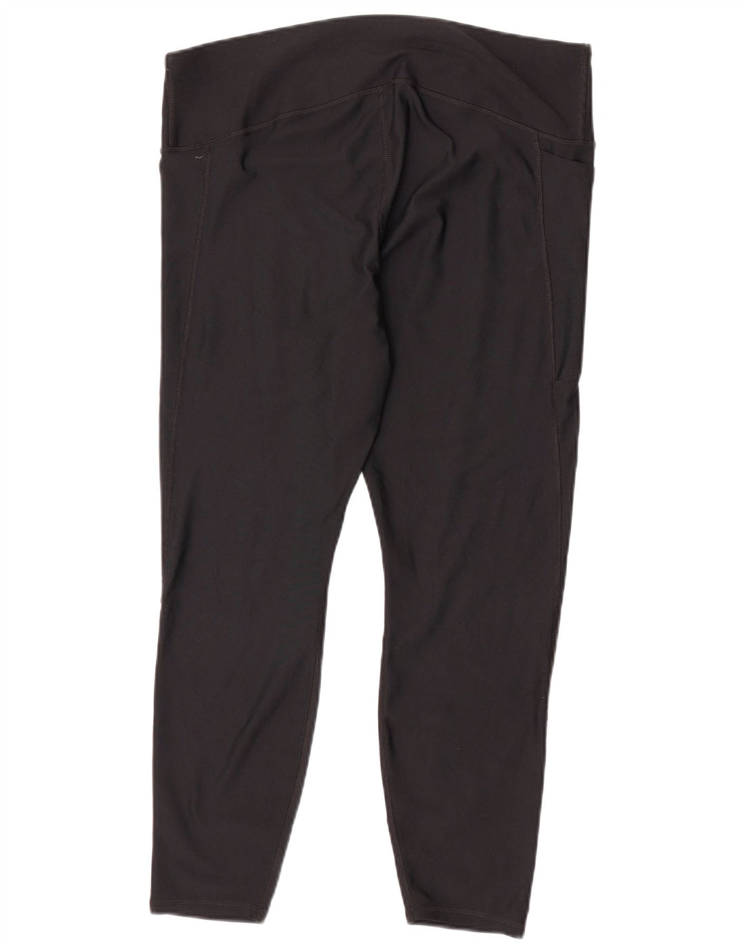 Under Armour Womens Capri Leggings UK 20 2XL Black Polyester