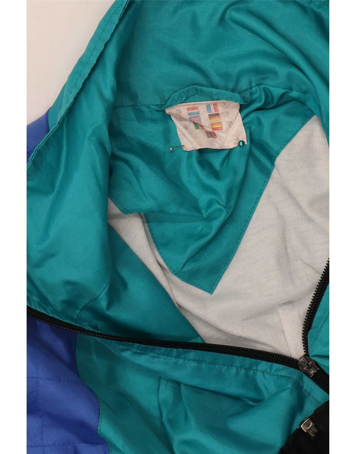 Vintage Mens Tracksuit Top Jacket UK 42/44 Large Multicoloured Colourblock