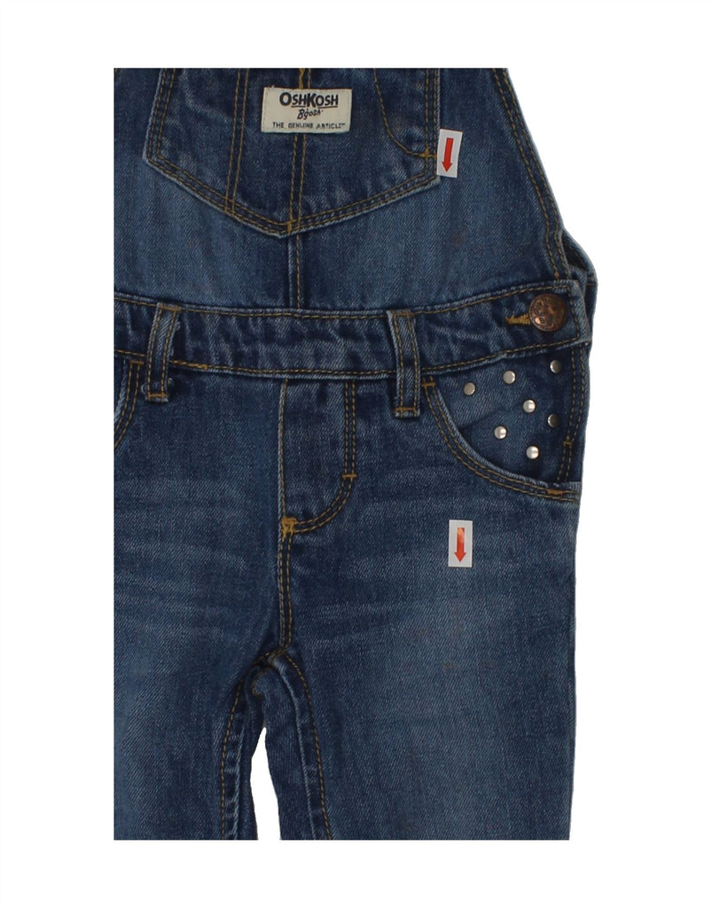 OSH KOSH Baby Girls Dungarees Slim Jeans 18-24 Months W20 L14 Blue Cotton | Vintage Osh Kosh | Thrift | Second-Hand Osh Kosh | Used Clothing | Messina Hembry 