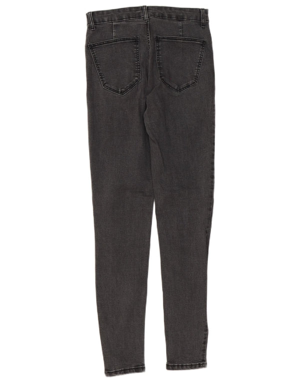 Zara Womens High Rise Skinny Jeans EU 38 Small W28 L28 Grey